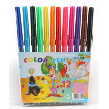 Hot Selling 12 PCS Felt Tip Water Color Pen Set